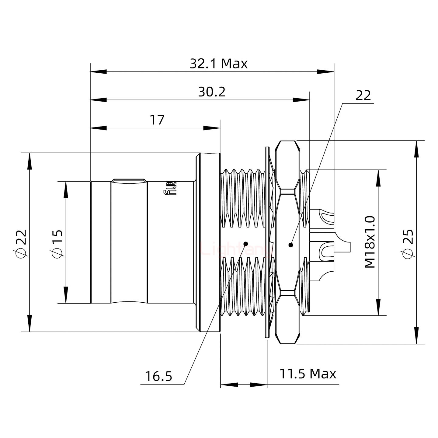 FAG.3B.016.CLA固定式插頭