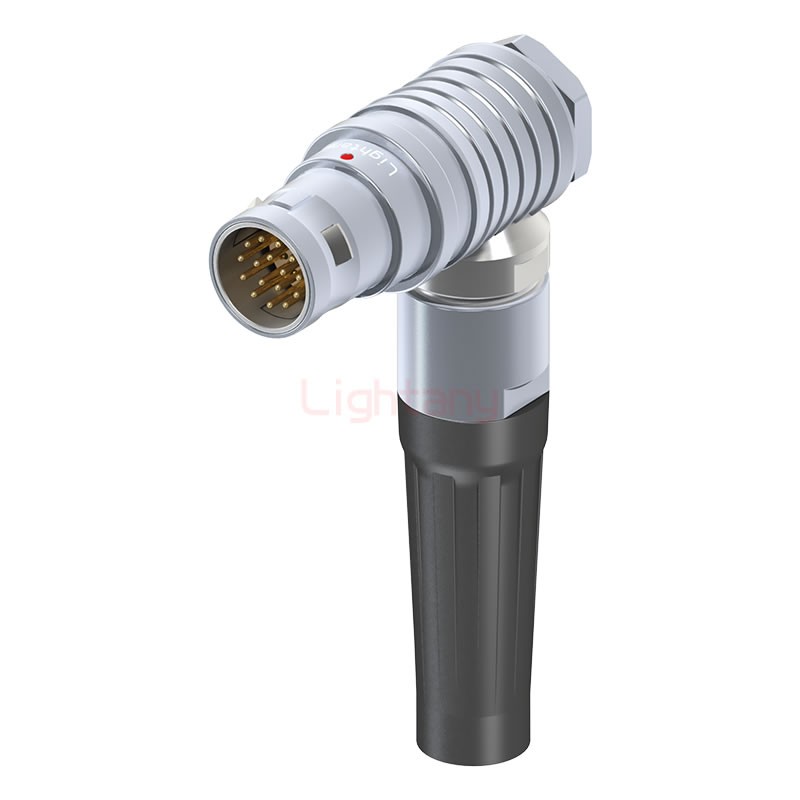 FHG.2B.016.CLAD99Z推拉自鎖帶護(hù)套彎式插頭