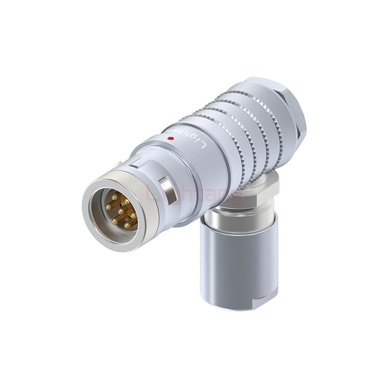 FHG.2K.007.CLAC75推拉自鎖彎式插頭