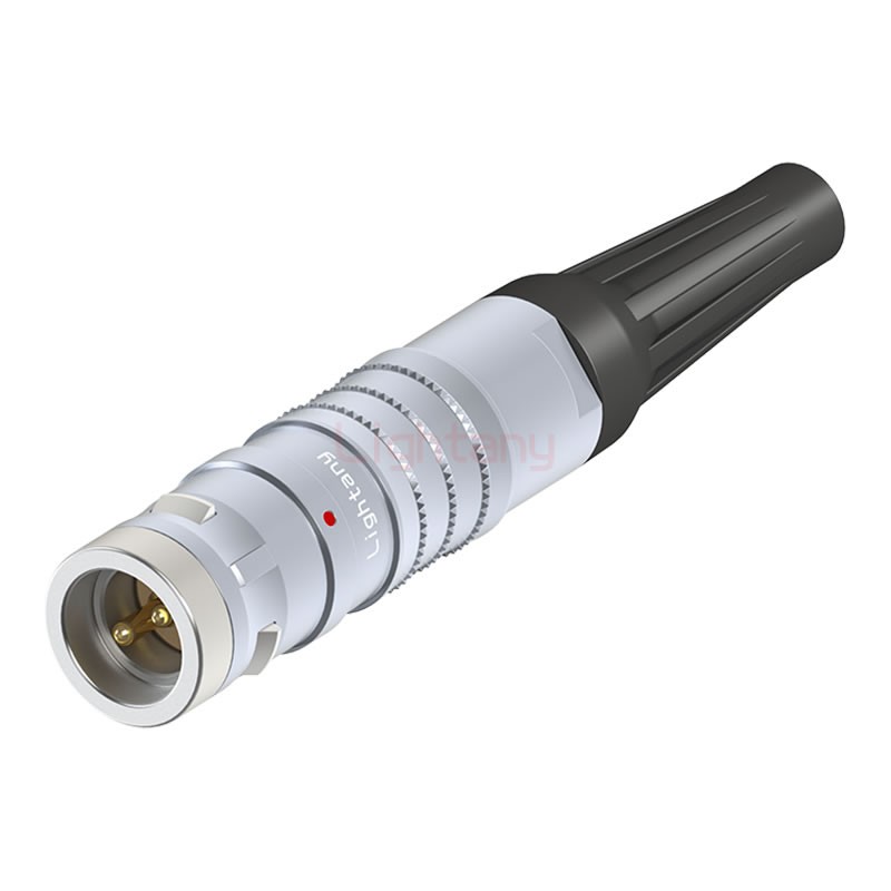 FHG.2K.002.CLAC75Z推拉自鎖帶護套彎式插頭	