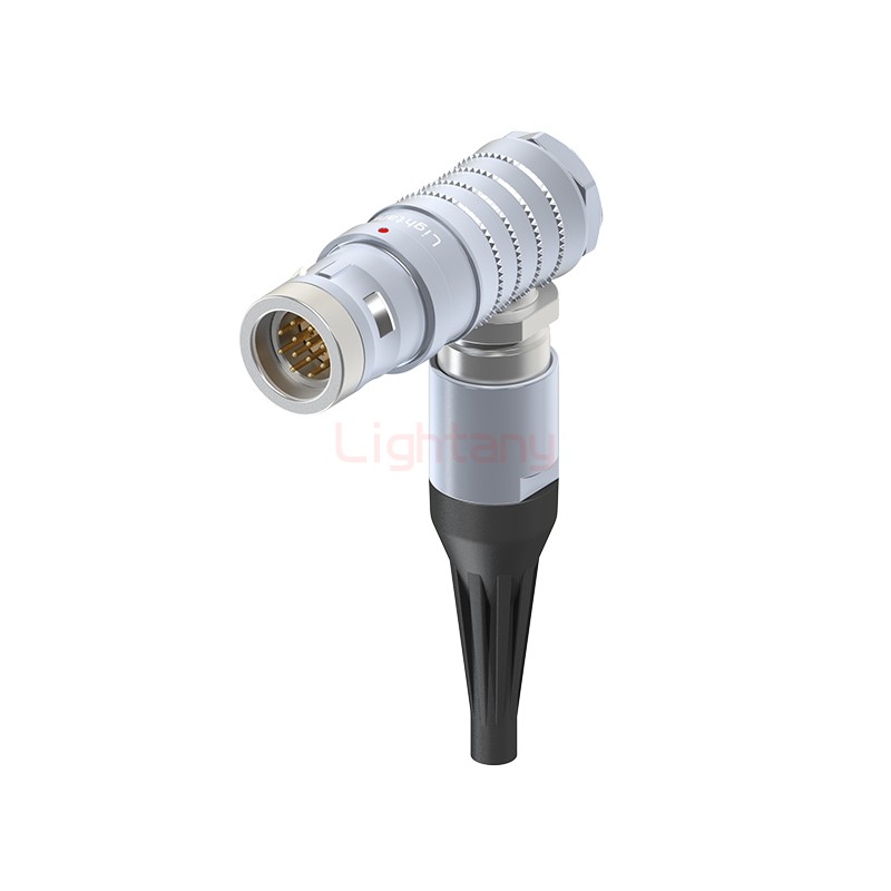 FHG.2K.012.CLAC40Z推拉自鎖帶護(hù)套彎式插頭