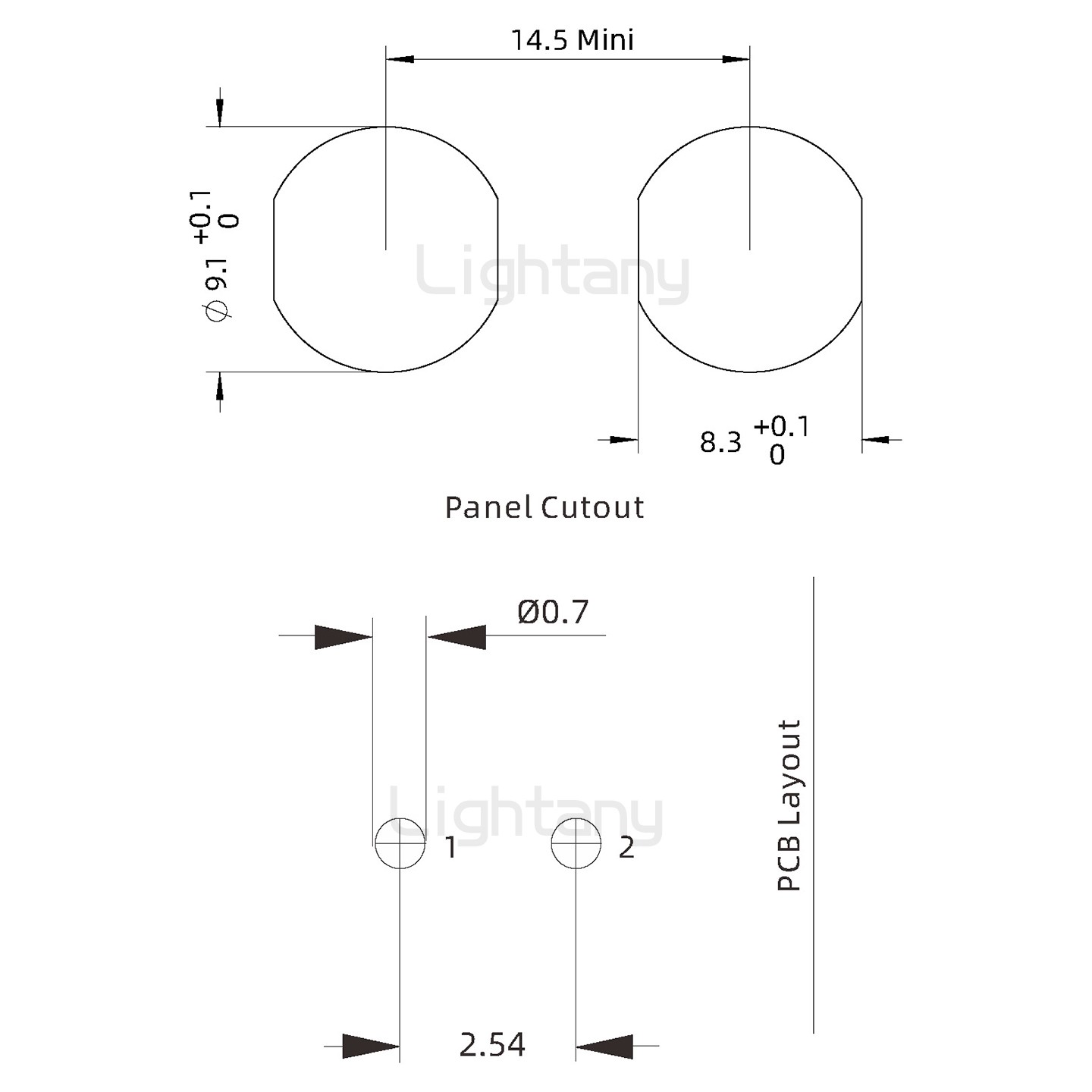 ECG.0B.002.CLV推拉自鎖雙螺母插座 彎插板