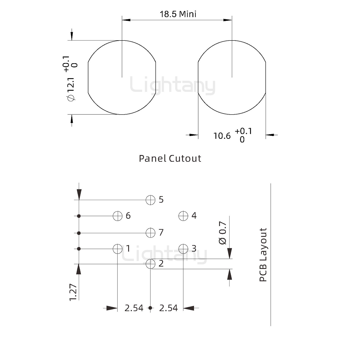 EEG.1B.007.CLV推拉自鎖前螺母插座 彎插板