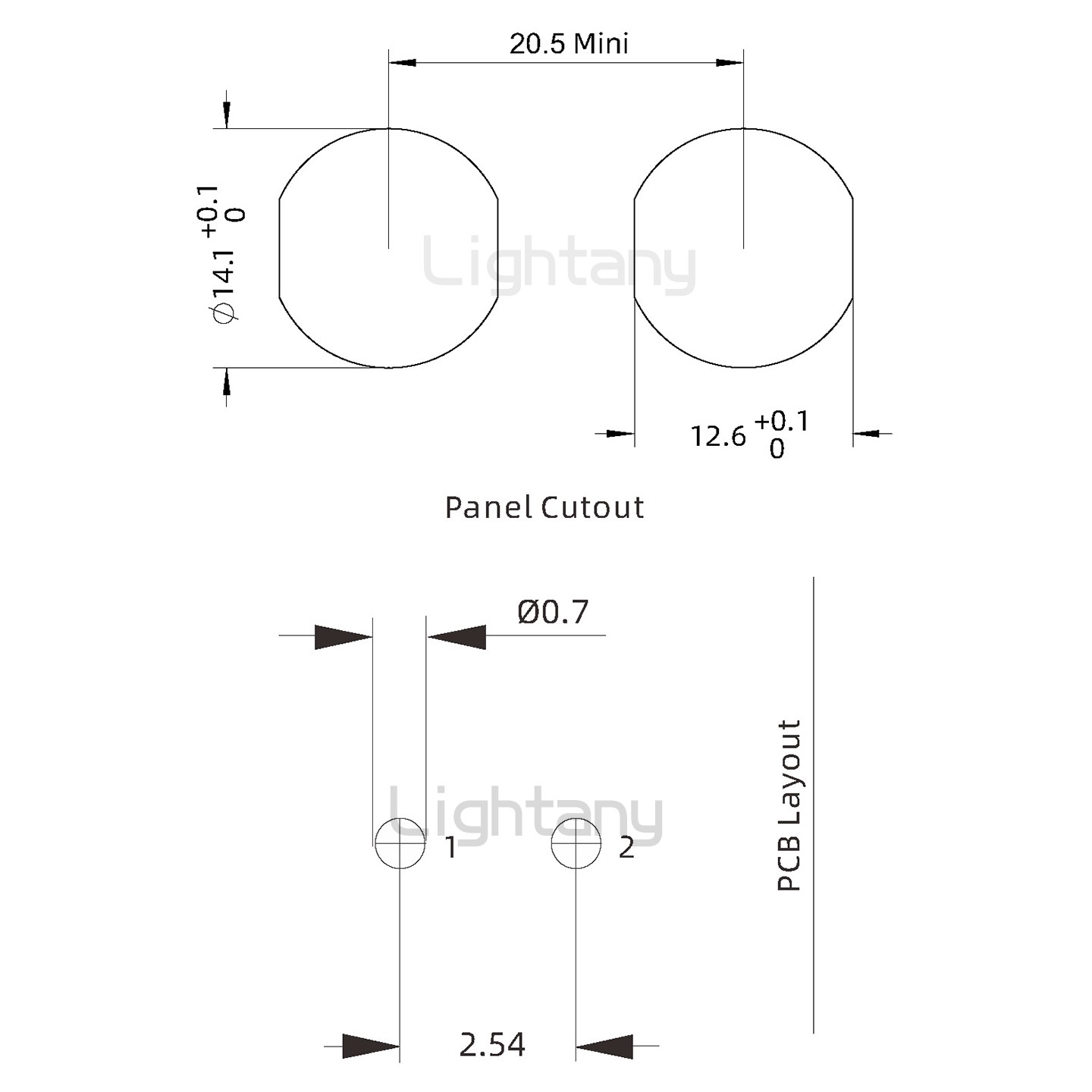 EEG.0K.002.CLV推拉自鎖前螺母插座 PCB彎插板