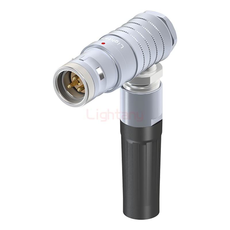 FHG.3K.003.CLAK15Z推拉自鎖帶護套彎式插頭