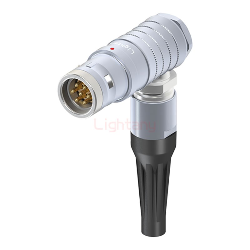 FHG.3K.007.CLAC70Z推拉自鎖帶護套彎式插頭