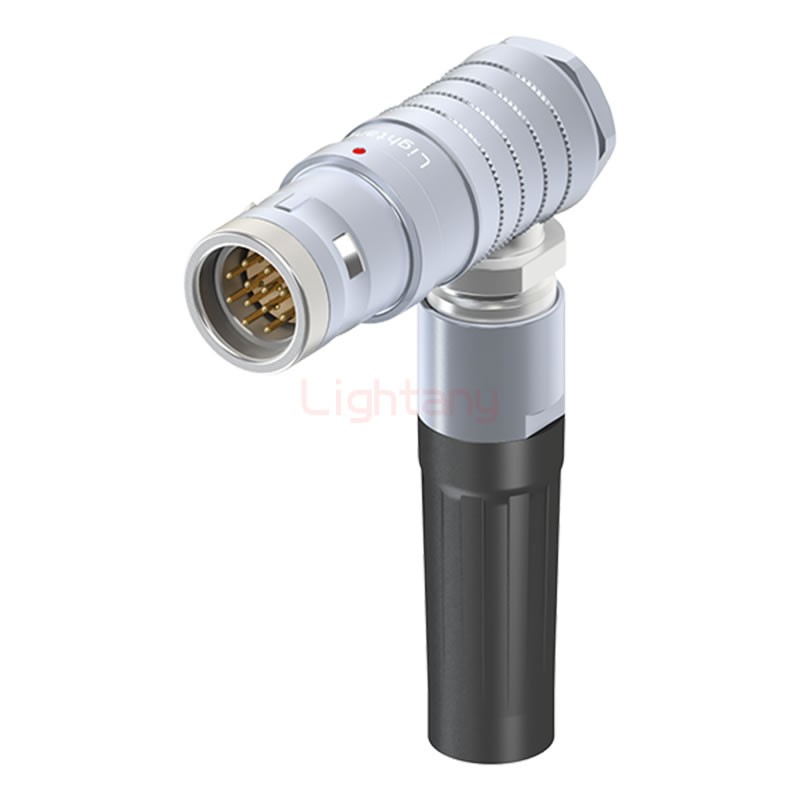 FHG.3K.012.CLAK13Z推拉自鎖帶護(hù)套彎式插頭