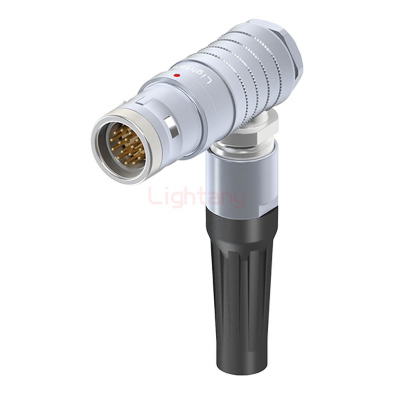 FHG.3K.016.CLAK11Z推拉自鎖帶護(hù)套彎式插頭