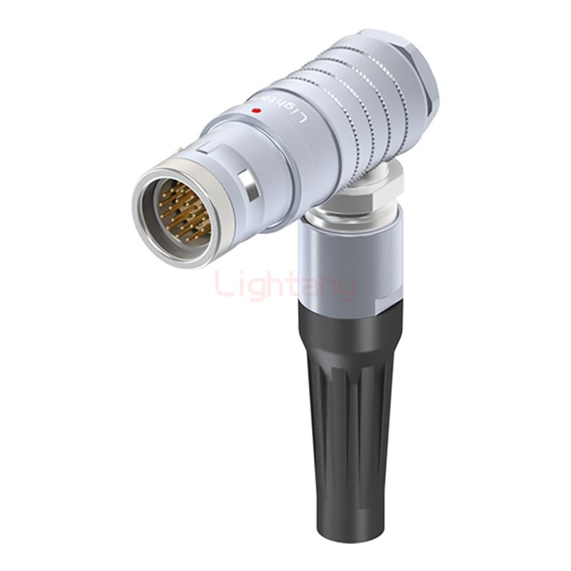 FHG.3K.020.CLAC95Z推拉自鎖帶護(hù)套彎式插頭