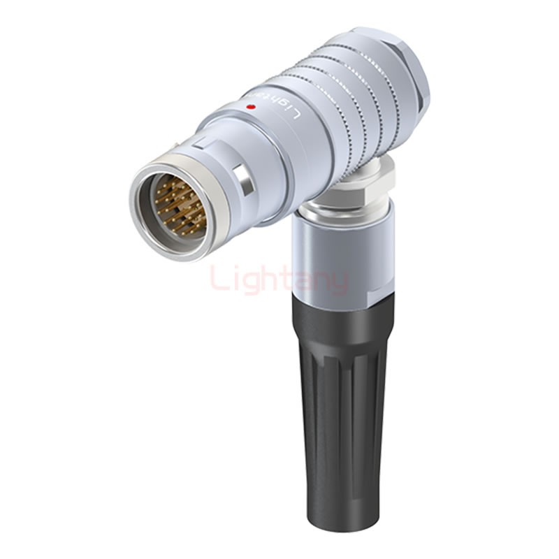 FHG.3K.022.CLAC10Z推拉自鎖帶護(hù)套彎式插頭