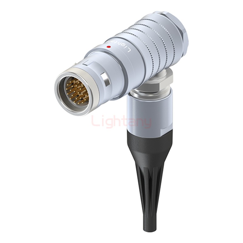 FHG.3K.024.CLAC35Z推拉自鎖帶護(hù)套彎式插頭