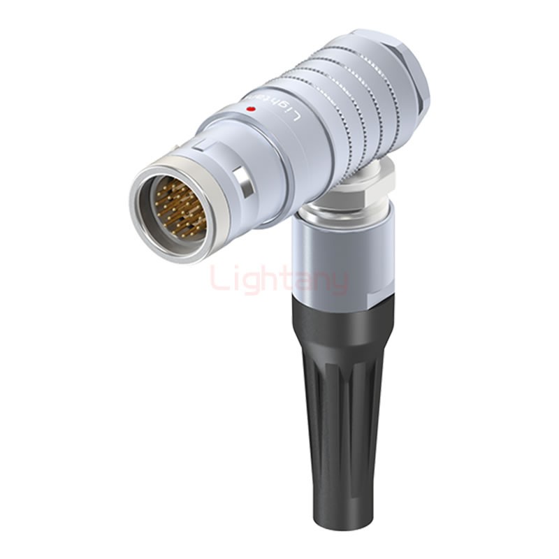 FHG.3K.024.CLAC80Z推拉自鎖帶護(hù)套彎式插頭