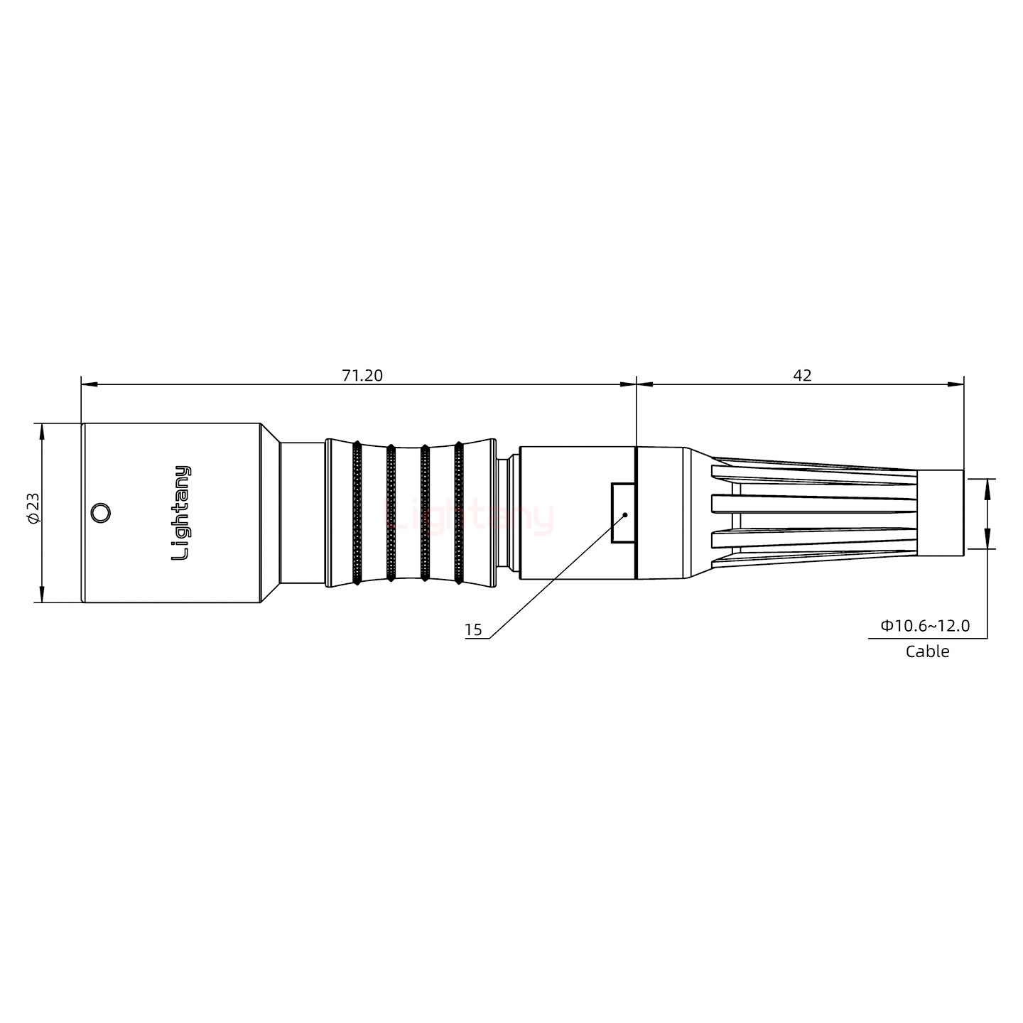 PHG.3K.003.CLLK11Z推拉自鎖帶護(hù)套浮動插座