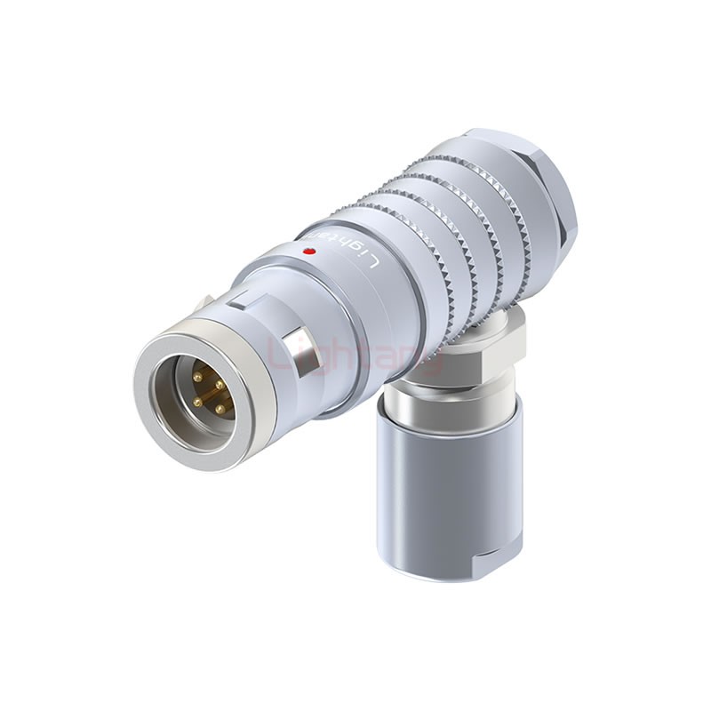 FHG.1K.004.CLAC20推拉自鎖彎式插頭