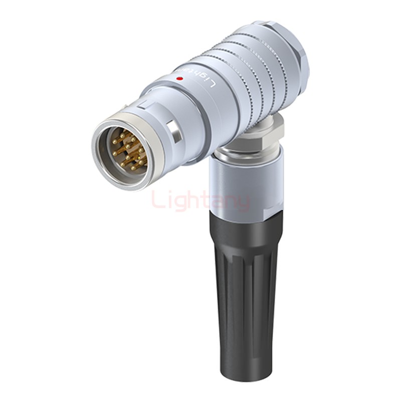 FHG.3K.010.CLAC11Z推拉自鎖帶護套彎式插頭